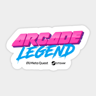 Arcade Legend Graphic Tee Sticker